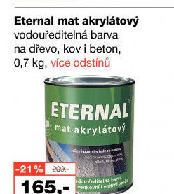 Akrylátová barva mat Eternal
