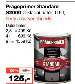 Barva na kov Standard Pragoprimer