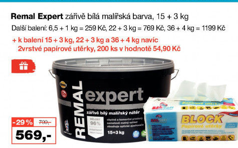 Malířský nátěr Expert Remal