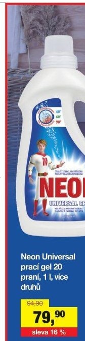 Prací gel Neon