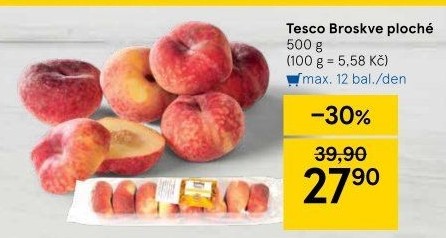 Broskve Paraquayo Tesco