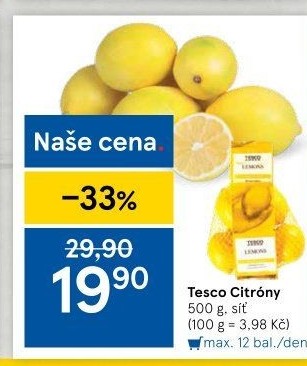Citrony Tesco