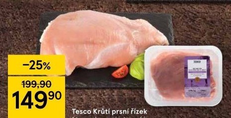 Krůtí prsní řízky Tesco