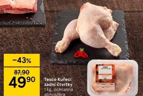 Kuřecí čtvrtky Tesco