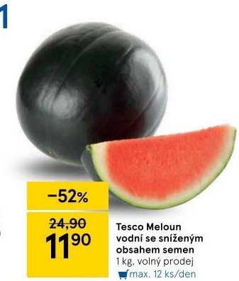 Meloun vodní Tesco