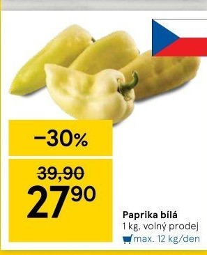 Paprika bílá