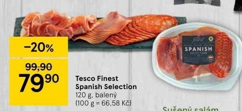 Uzeniny Spanish selection Tesco Finest