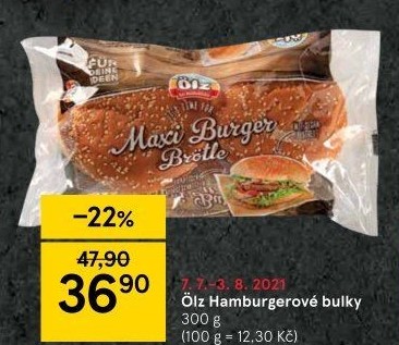 Bulky na hamburger Ölz