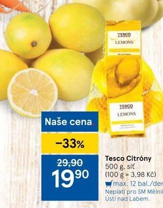 Citrony Tesco