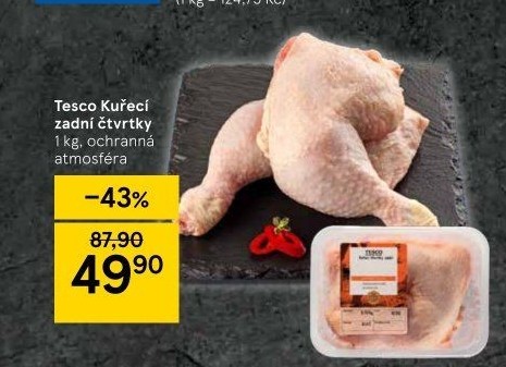 Kuřecí čtvrtky Tesco