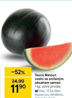 Meloun vodní Tesco