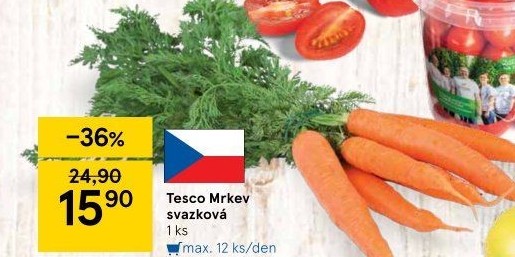 Mrkev svazková Tesco