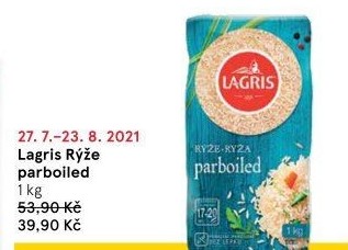 Rýže parboiled Lagris