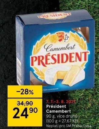 Sýr Camembert Président