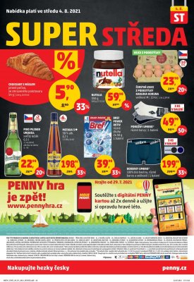 akční leták Penny Market 29.7.2021-4.8.2021