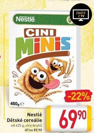 Cereálie Nestlé