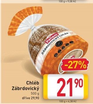 Chléb zábrdovický Penam