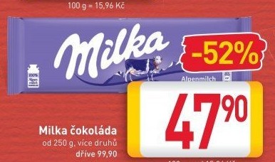 Čokoláda Milka