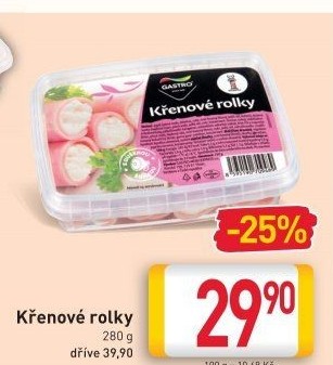 Křenové rolky Gastro