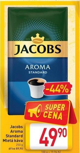 Mletá káva Jacobs Aroma Standard