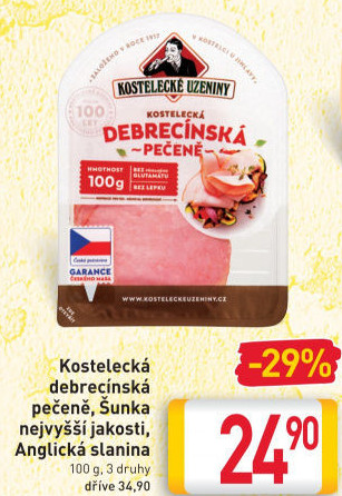 Pečeně debrecínská kostelecká Kostelecké uzeniny
