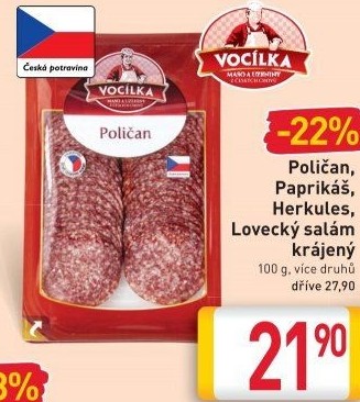 Salám Poličan Vocílka