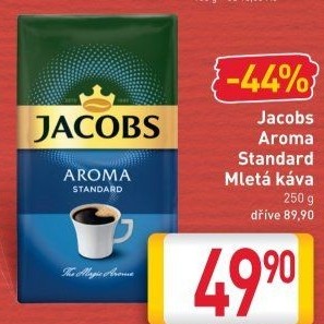 Mletá káva Jacobs Aroma Standard