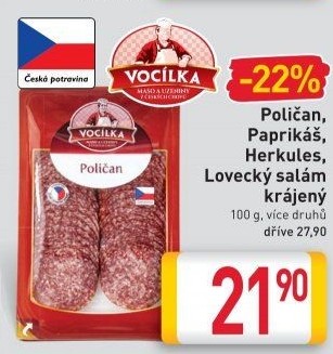 Salám Poličan Vocílka