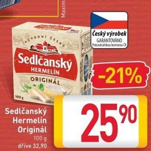 Sýr Hermelín Sedlčanský