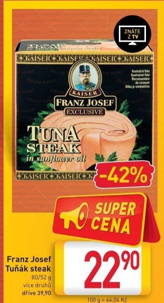 Tuňák steak Exclusive Franz Josef Kaiser