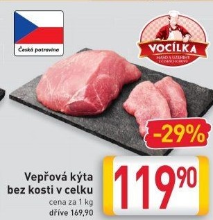 Vepřová kýta bez kosti Vocílka