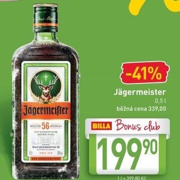 Bylinný likér Jägermeister