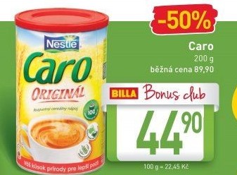 Nápoj instantní obilninový Caro Nestlé