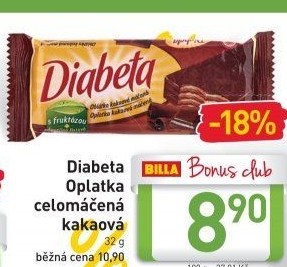 Oplatky celomáčené Diabeta