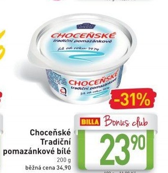Tradiční pomazánkové Choceňské