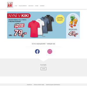 akční leták Kik textil 28.7.2021-3.8.2021