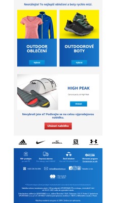 akční leták Sportisimo 29.7.2021-3.8.2021