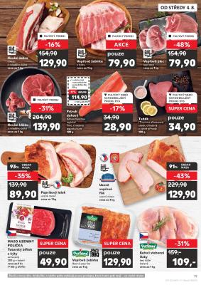 akční leták Kaufland 4.8.2021-10.8.2021