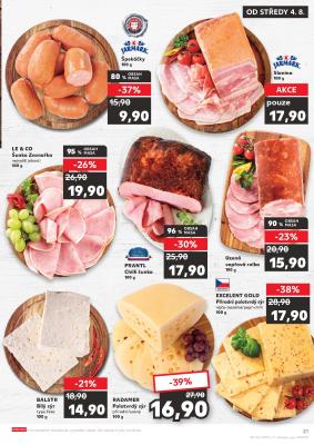 akční leták Kaufland 4.8.2021-10.8.2021