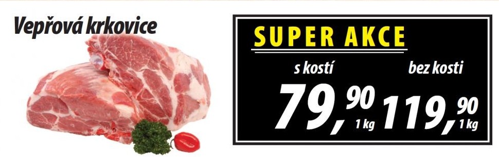 Vepřová krkovice s kostí