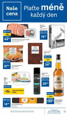 akční leták Tesco 4.8.2021-10.8.2021