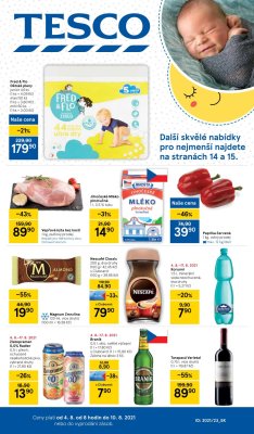 akční leták Tesco 4.8.2021-10.8.2021