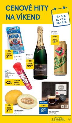 akční leták Tesco 4.8.2021-10.8.2021