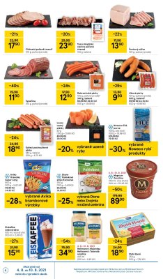 akční leták Tesco 4.8.2021-10.8.2021