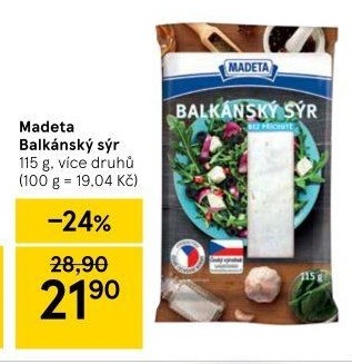 Balkánský sýr Madeta
