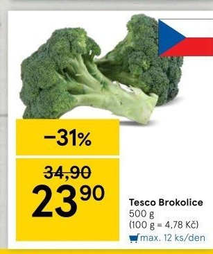 Brokolice Tesco