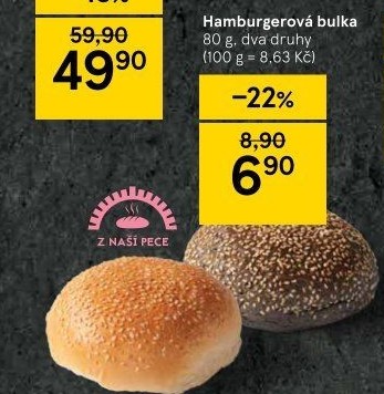 Bulka na hamburger