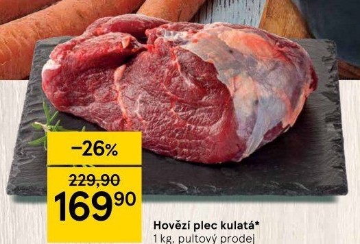 Hovězí plec kulatá - falešná svíčková