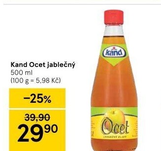 Jablečný ocet Kand