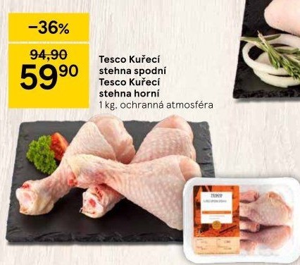 Kuřecí stehna Tesco
